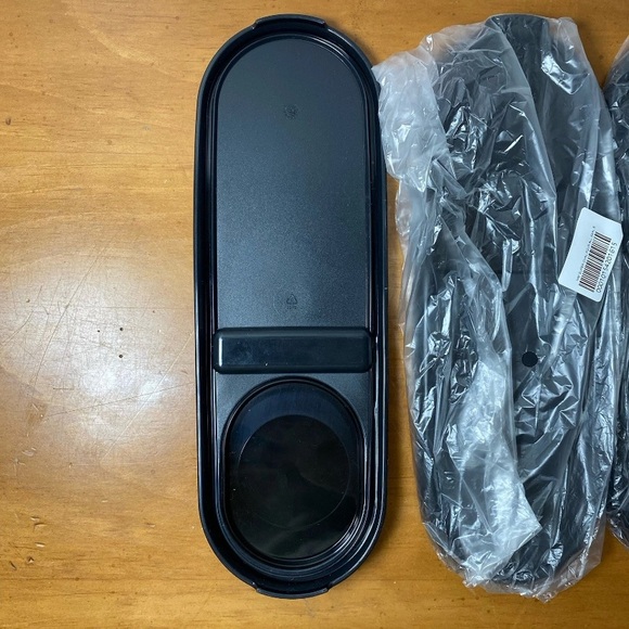 Tupperware Modular Mates Replacement Lid 2241B-1 2240B-1 Black, 4 Available, New - Picture 3 of 6